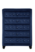 Sophia Chest Blue Blue 5 Drawers & Above Bedroom Contemporary,Modern Wood