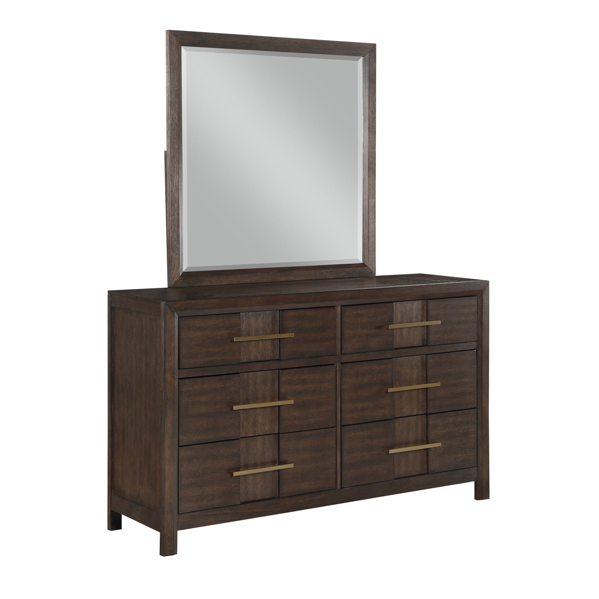 Kenzo Modern Style Mirror Made With Wood In Walnut Walnut Bedroom Contemporary,Modern Solid Wood Mdf Wood