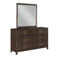Kenzo Modern Style King 4Pc Storage Bedroom Set Made With Wood, Led Headboard, Bluetooth Speakers & Usb Ports Walnut Box Spring Not Required King Walnut Wood 4 Piece Set Bedroom Bed Included,Dresser Included,Mirror Included,Nightstand Included
