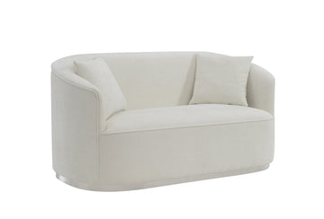 Odette Loveseat W 2 Pillows, Beige Chenille Lv01918 Beige Chenille