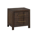 Kenzo Modern Style King 4Pc Storage Bedroom Set Made With Wood, Led Headboard, Bluetooth Speakers & Usb Ports Walnut Box Spring Not Required King Walnut Wood 4 Piece Set Bedroom Bed Included,Dresser Included,Mirror Included,Nightstand Included