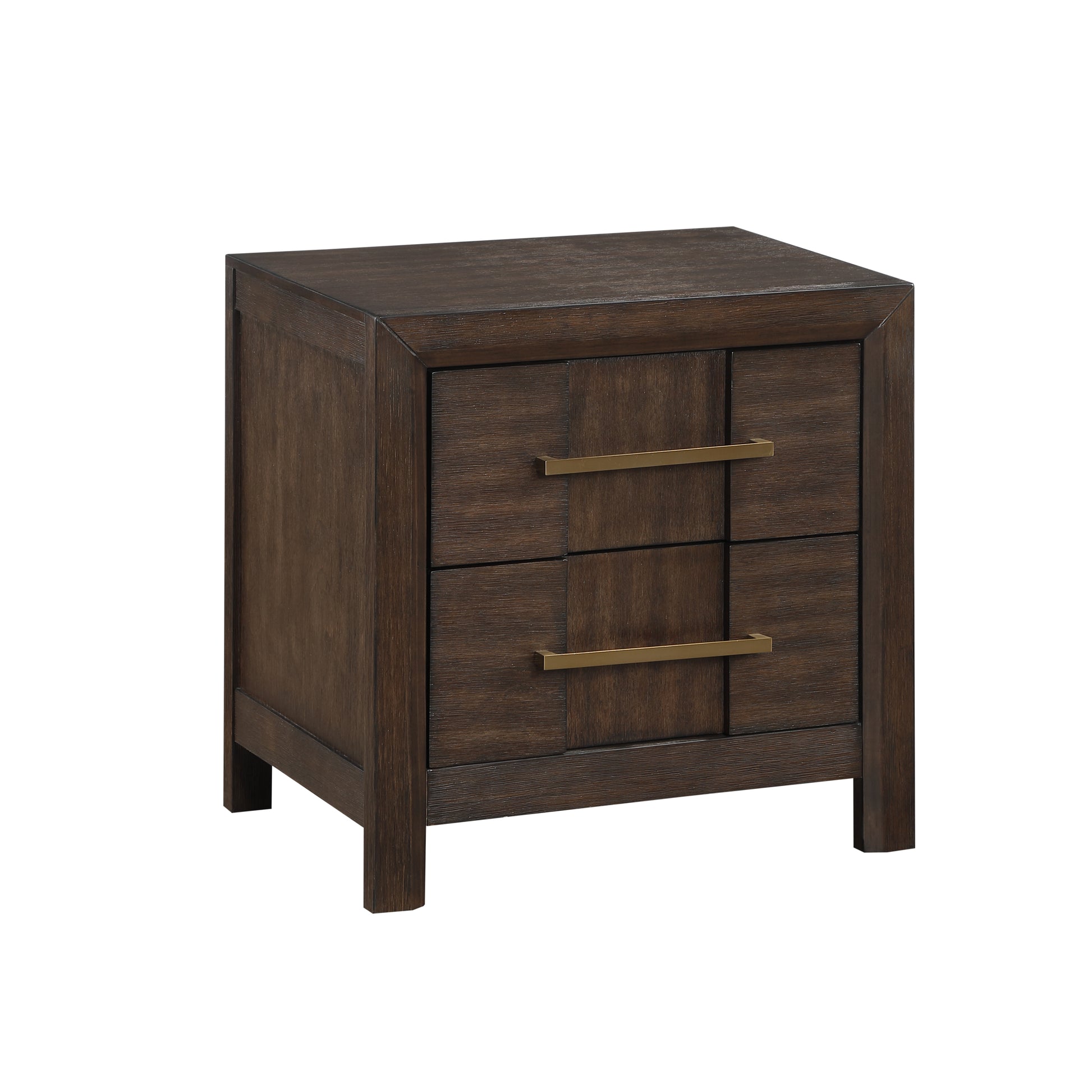 Kenzo Modern Style King 4Pc Storage Bedroom Set Made With Wood, Led Headboard, Bluetooth Speakers & Usb Ports Walnut Box Spring Not Required King Walnut Wood 4 Piece Set Bedroom Bed Included,Dresser Included,Mirror Included,Nightstand Included