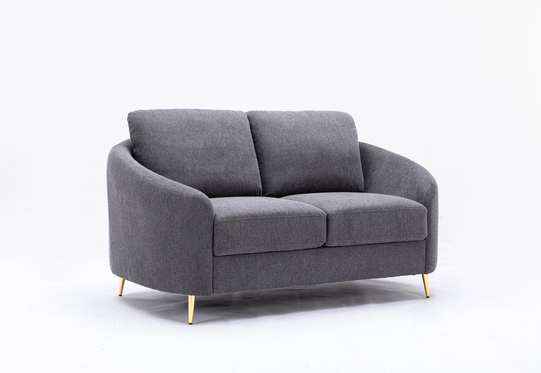 Yuina Loveseat, Gray Linen Lv01772 Gray Linen