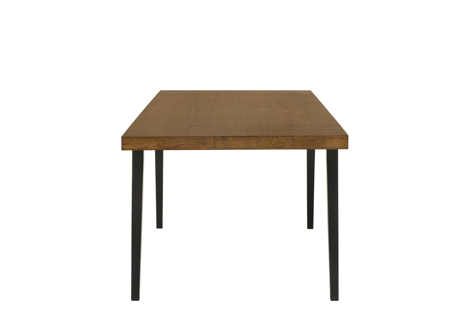 Hillary Dining Table, Walnut & Black Finish Dn02305 Walnut Wood