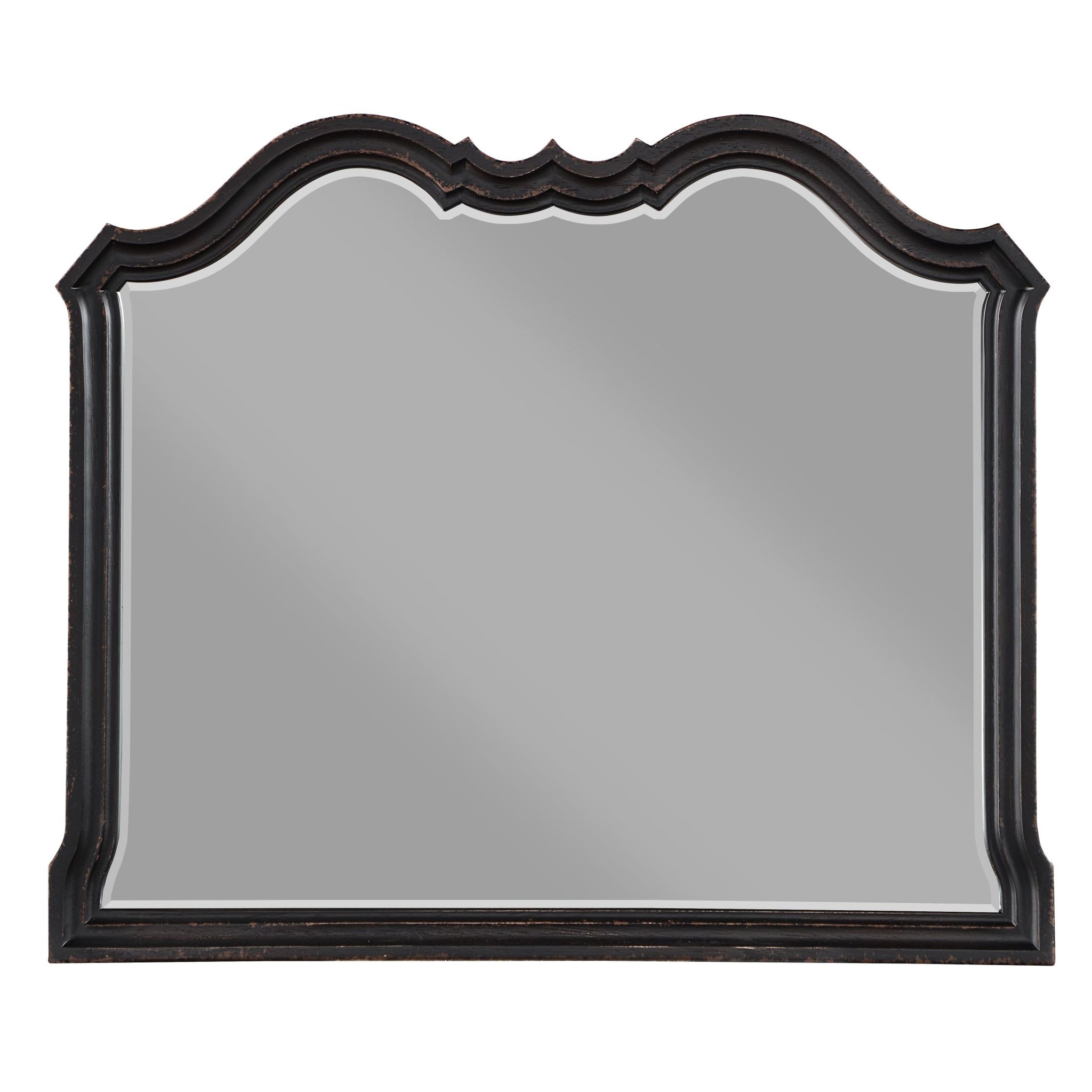 Chelmsford Mirror, Black Antique Finish Bd02298 Antique Black Wood