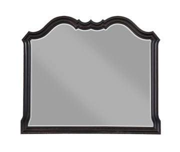 Chelmsford Mirror, Black Antique Finish Bd02298 Antique Black Wood