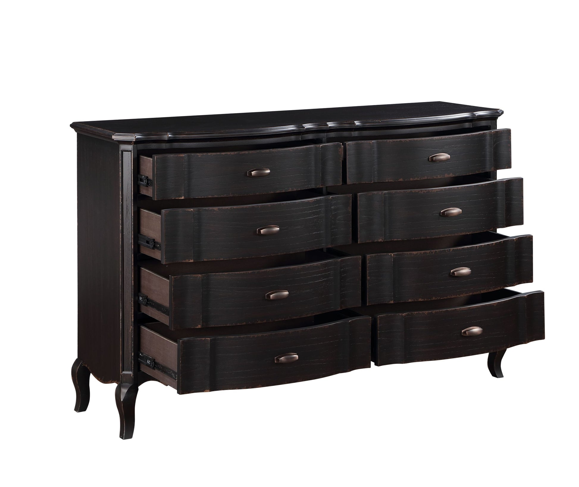 Chelmsford Dresser, Black Antique Finish Bd02299 Antique Black Wood