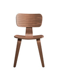 Casson Side Chair Set 2 , Walnut Finish Dn02310 Walnut Wood