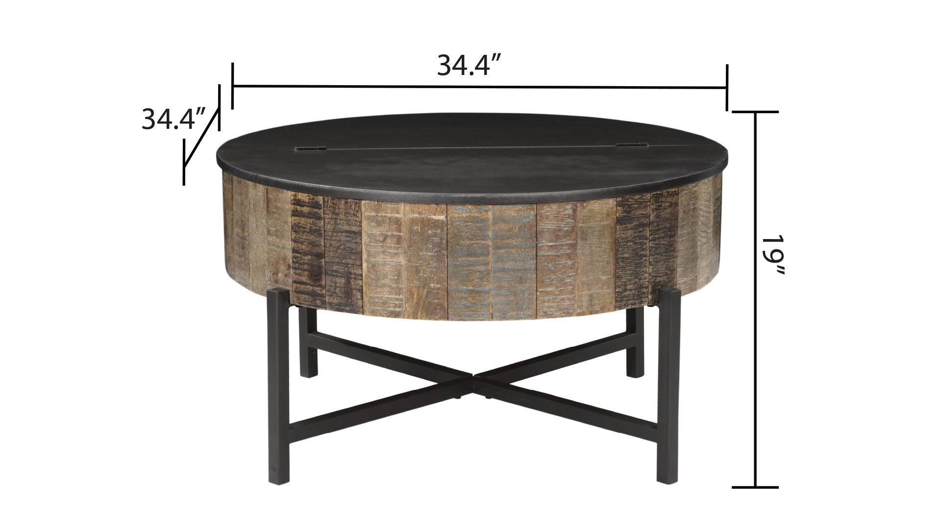 T1216C Coffee Table Rustic Vintage Rustic Primary Living Space Contemporary,Modern Coffee & End Tables Wood