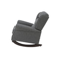 Fabien Rocking Chair, Gray Fabric Ac02183 Gray Fabric