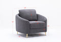 Yuina Chair, Gray Linen Lv01773 Gray Linen