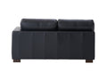 Geralyn Sectional Sofa W 2 Pillows, Black Leather Lv02397 Black Leather