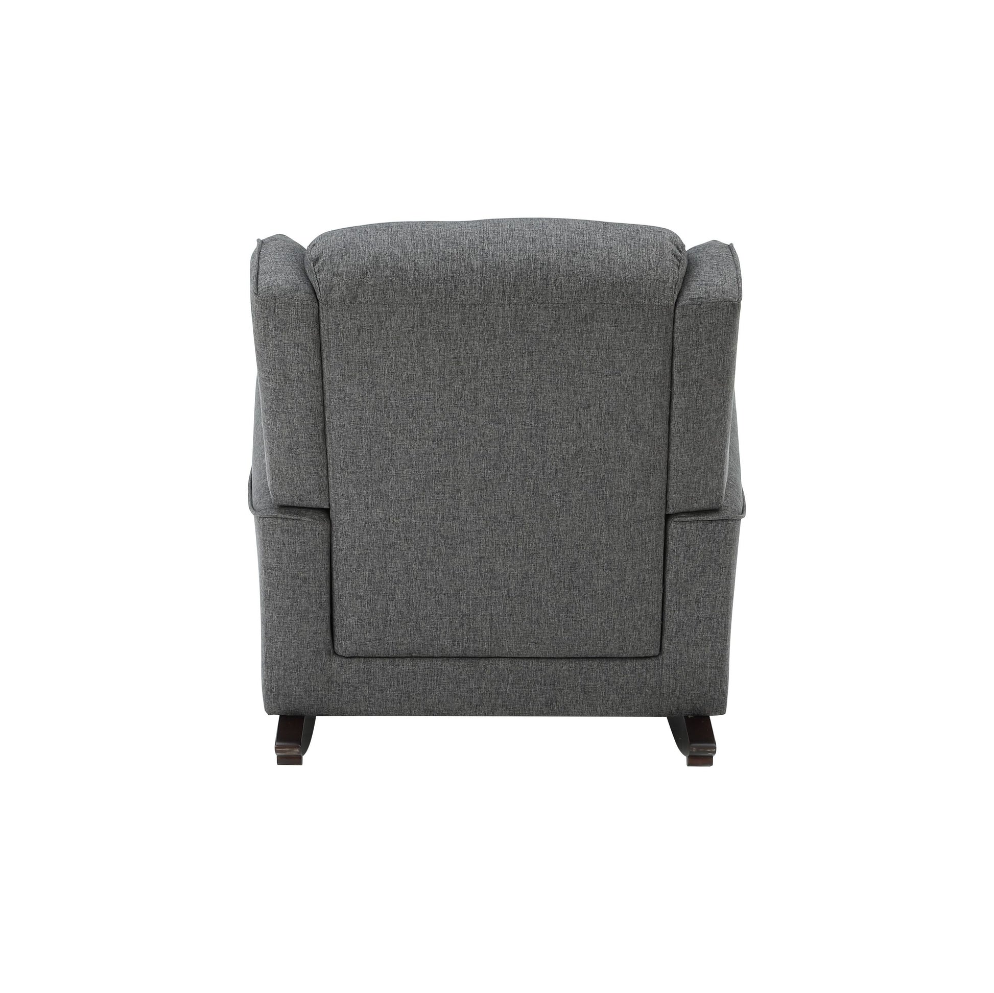 Fabien Rocking Chair, Gray Fabric Ac02183 Gray Fabric