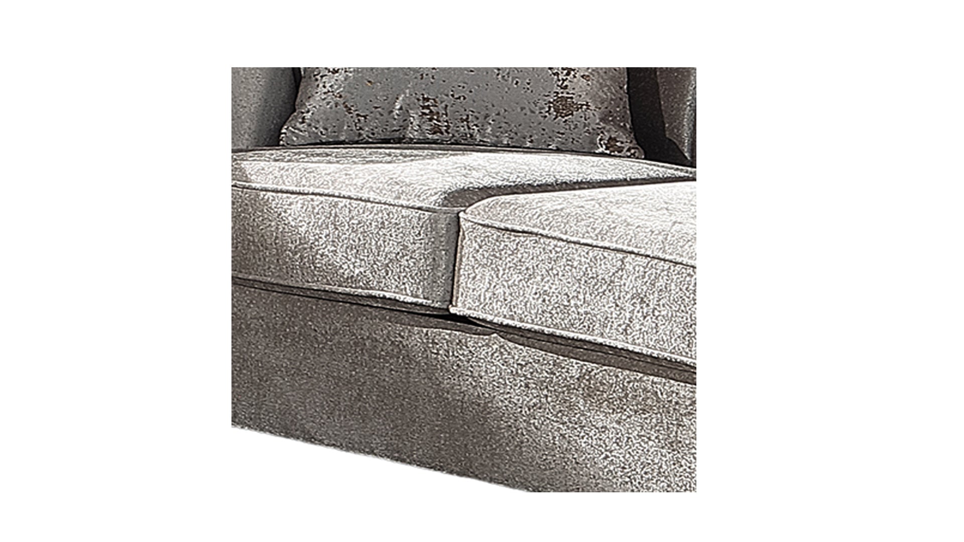 Velencia Modern Style Loveseat In Cream Cream Primary Living Space Modern Upholstered Wood