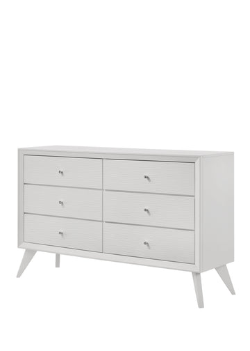 Cerys Dresser White Finish Bd01561 White Mdf