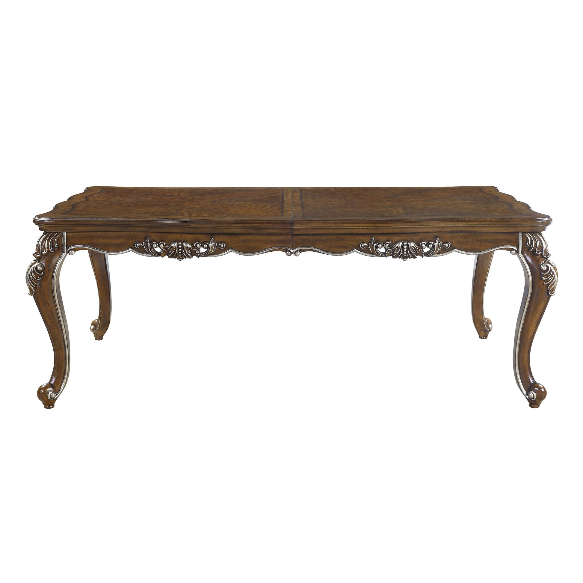 Latisha Dining Table Antique Oak Finish Dn01356 Oak Solid Wood Mdf