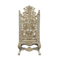 Danae Arm Chair Set 2 Pu, Champagne & Gold Finish Dn01199 Gold Solid Wood Mdf