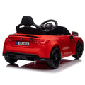 Bmw M4 12V Kids Ride On Toy Car 2.4G W Parents Remote Control,Three Speed Adjustable,Power Display, Usb,Mp3 ,Bluetooth,Led Light,Story,A Handle With Wheels And A Pull, Easy To Carry Red Polyethylene