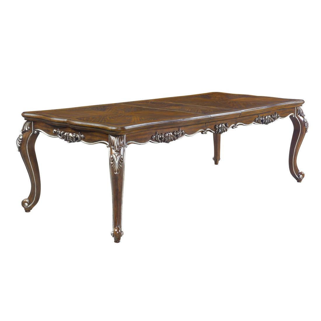 Latisha Dining Table Antique Oak Finish Dn01356 Oak Solid Wood Mdf