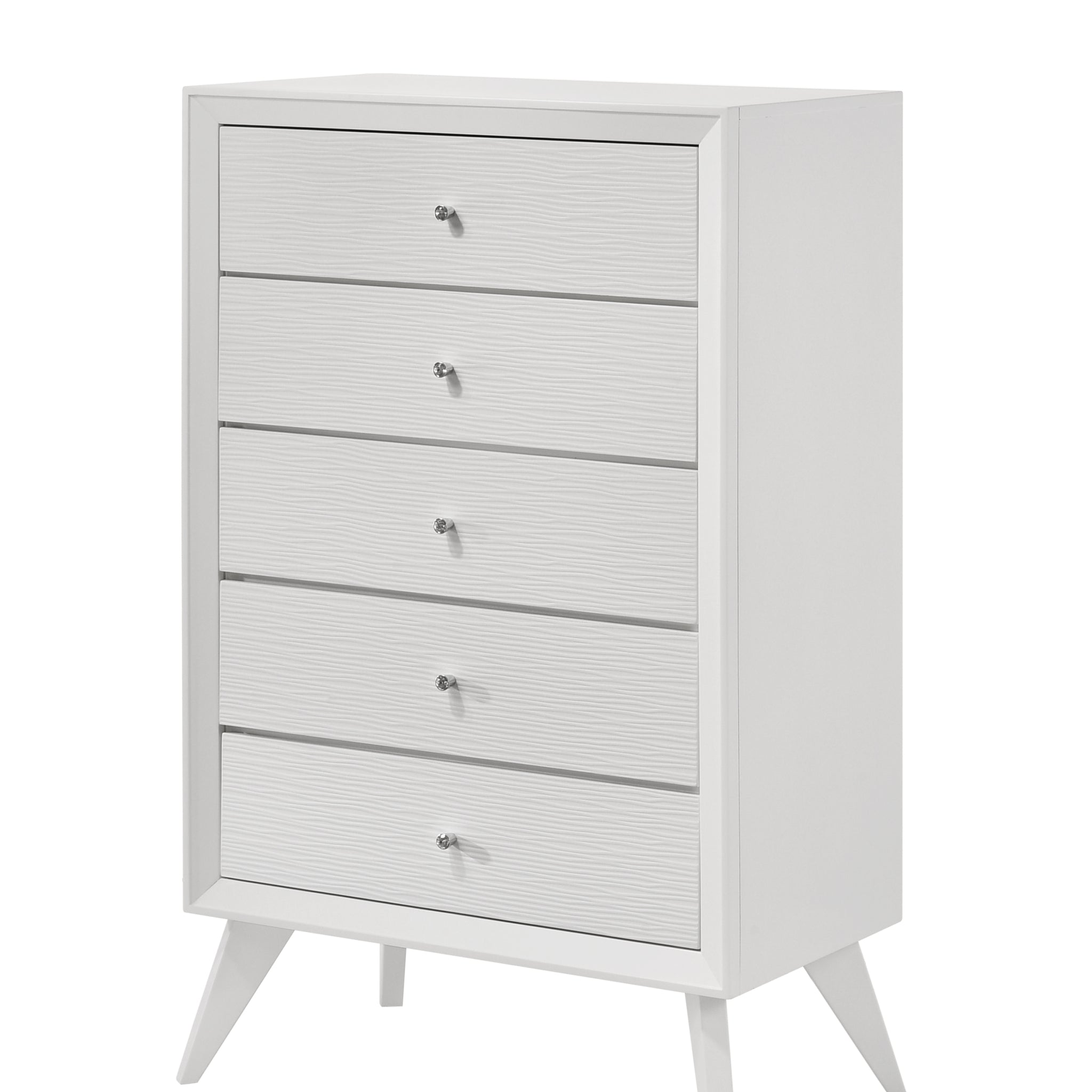 Cerys Chest White Finish Bd01562 White Mdf