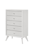 Cerys Chest White Finish Bd01562 White Mdf