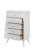 Cerys Chest White Finish Bd01562 White Mdf