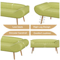 57 Inch Sofa Stool Pvc Fabric Can Be Placed In The Bed Circumference Can Also Be Placed In The Porch Green Polyester Blend