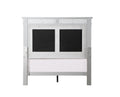 Varian Twin Bed Gray Velvet, Silver & Mirrored Finish Bd01412T Twin Silver Solid Wood Mdf