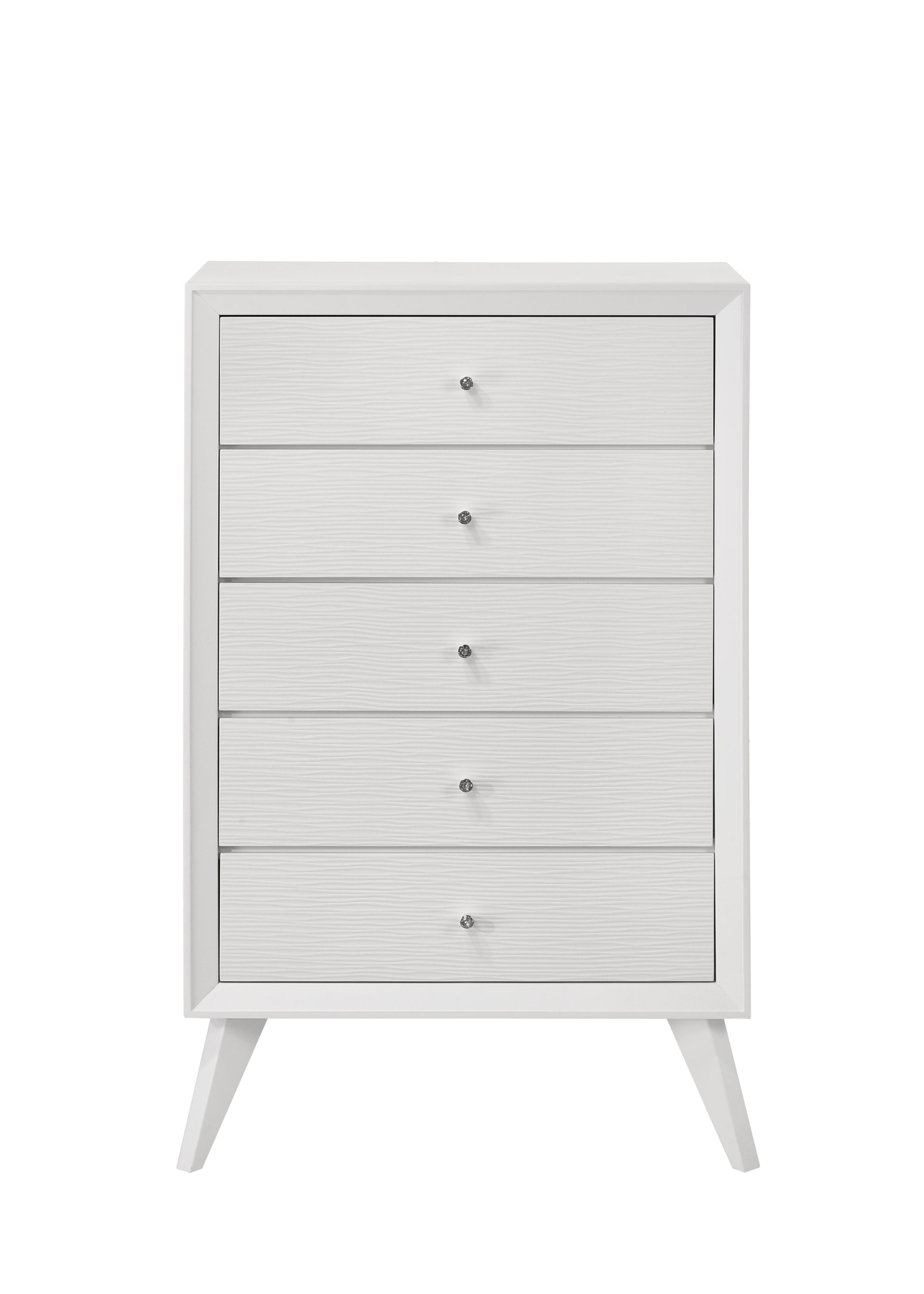 Cerys Chest White Finish Bd01562 White Mdf