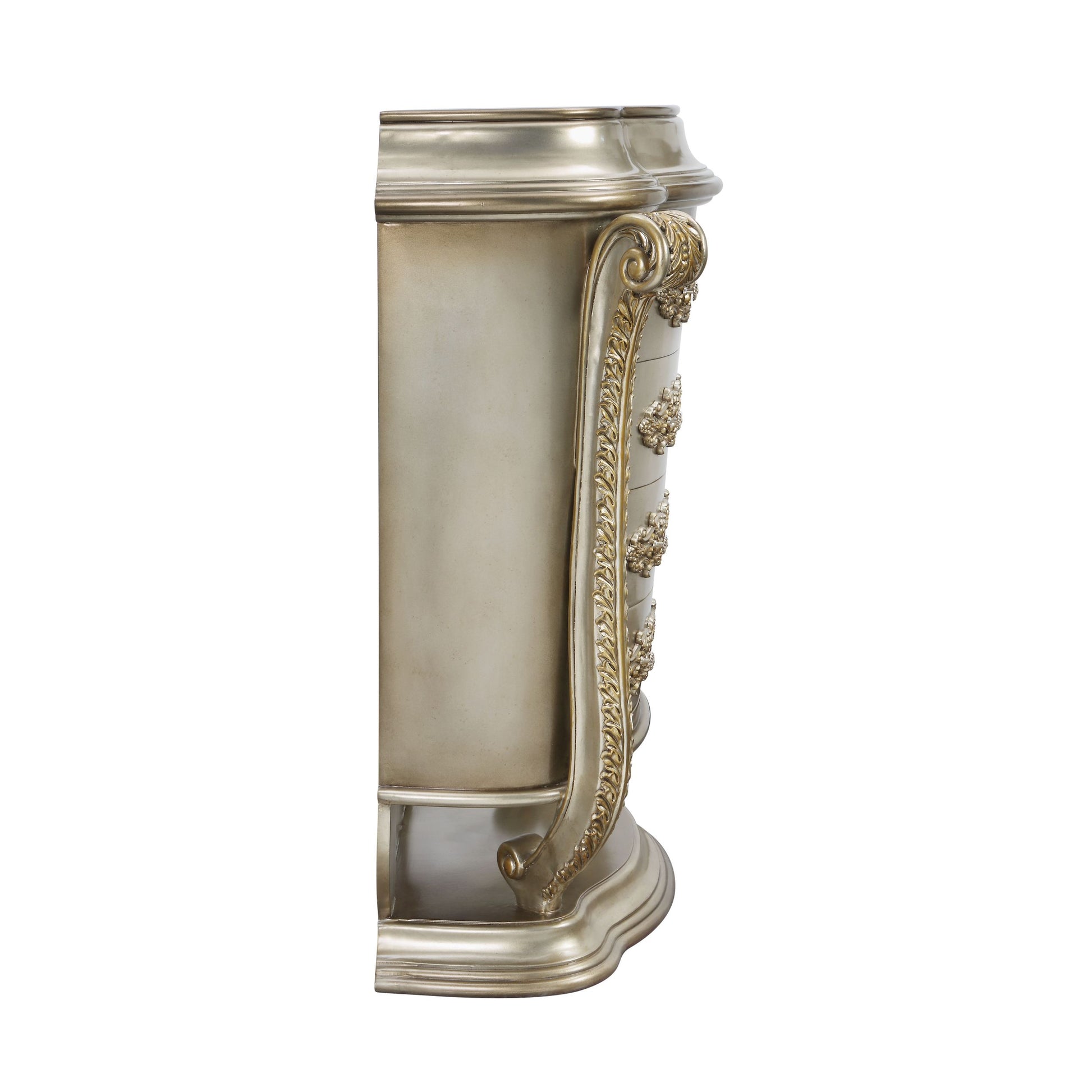 Danae Chest Champagne & Gold Finish Bd01238 Gold Mdf