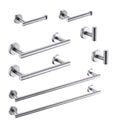 8 Pieces Brushed Nickel Bathroom Accessories Set, Stainless Steel Bathroom Hardware Set, Bath Towel Bar Set, Towel Racks For Bathroom Wall Mounted. Brushed Nickel Bathroom Classic,Industrial,Modern Stainless Steel