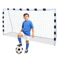 Portable Soccer Door Frame 5.2Ft High, Soccer Door, Courtyard Park For Youth Soccer Matches Black White Iron