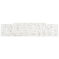 Retro Senior Console Table For Hallway Living Room Bedroom With 4 Front Facing Storage Drawers And 1 Shelf Antique White Mdf