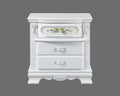 Flora Nightstand, White Finish Bd01639 White Wood