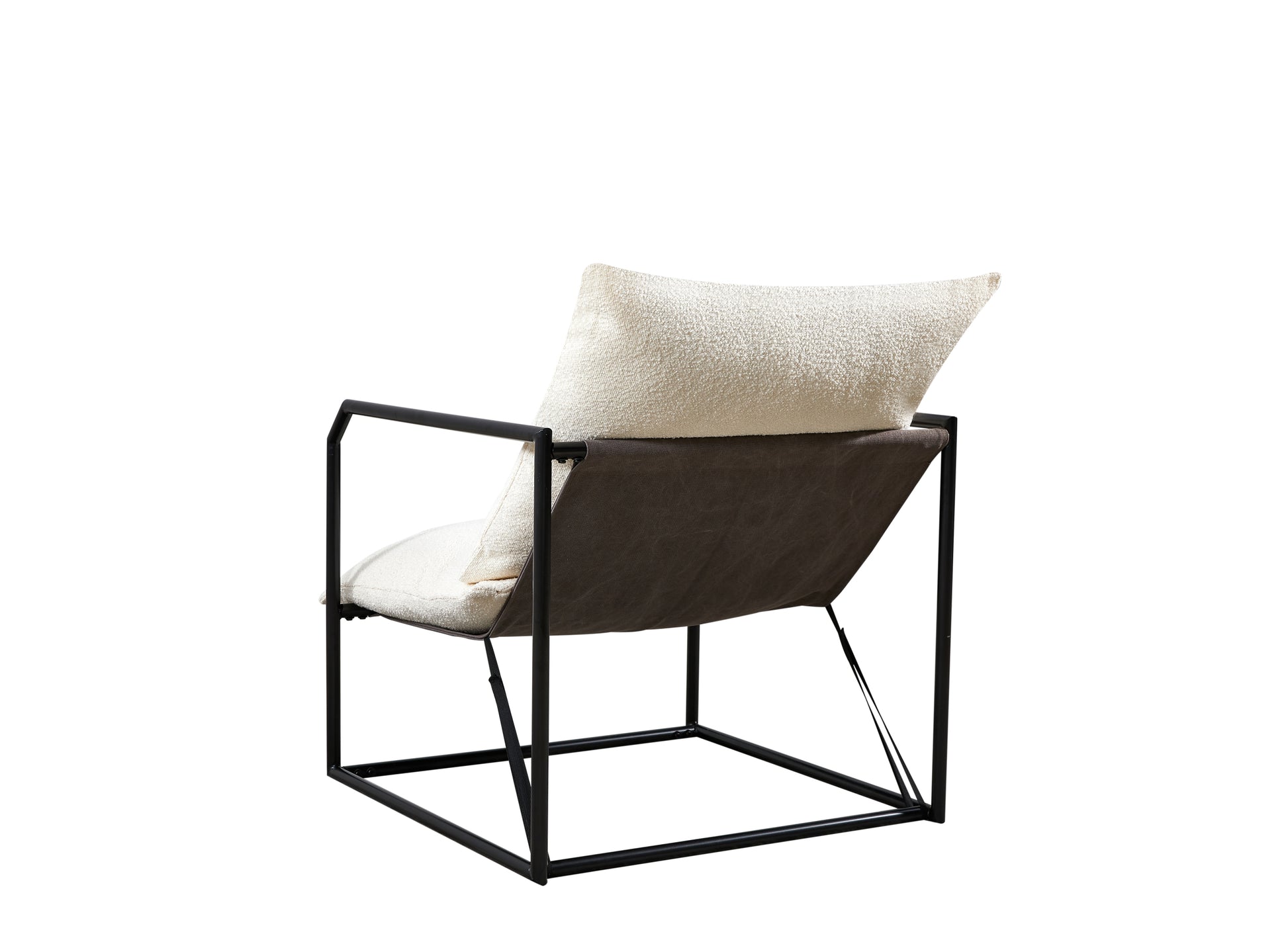 Accent Chair For Living Room White Espresso Primary Living Space Foam Fabric