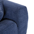 Modern Large L Shape Modular Sectional Sofa For Living Room, Bedroom, Salon, 2 Piece Free Combination, Simplified Style Blue Polyester 3 Seat