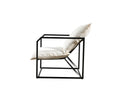 Accent Chair For Living Room White Espresso Primary Living Space Foam Fabric