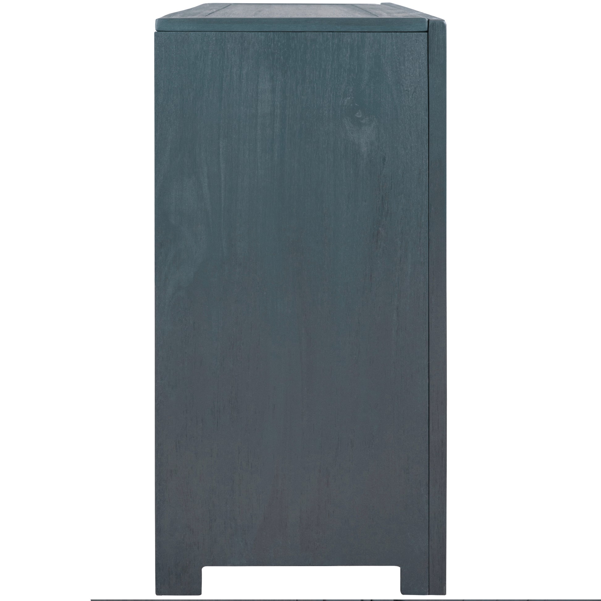 40'' Modern Cabinets With Unique Design Doors With 1 Adjustable Shelves,Suitable For Multiple Rooms Such As Living Room And Study Room Antique Blue Mdf