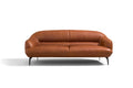 Leonia Sofa Cognac Leather Lv00937 Brown Leather