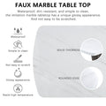 Modern Dining Table, Dining Room Table With 63