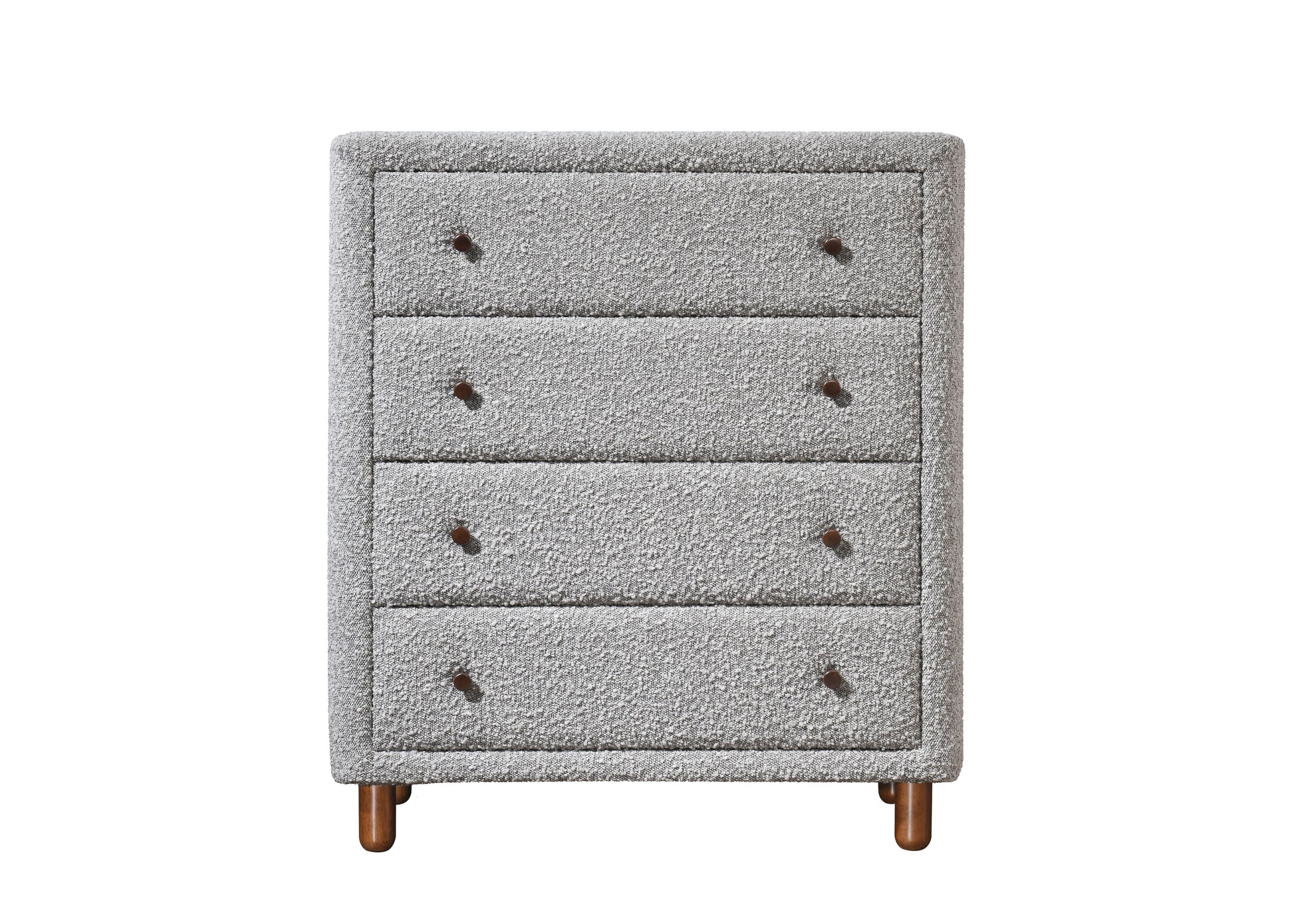 Cleo Chest, Gray Boucle Bd02474 Gray Boucle