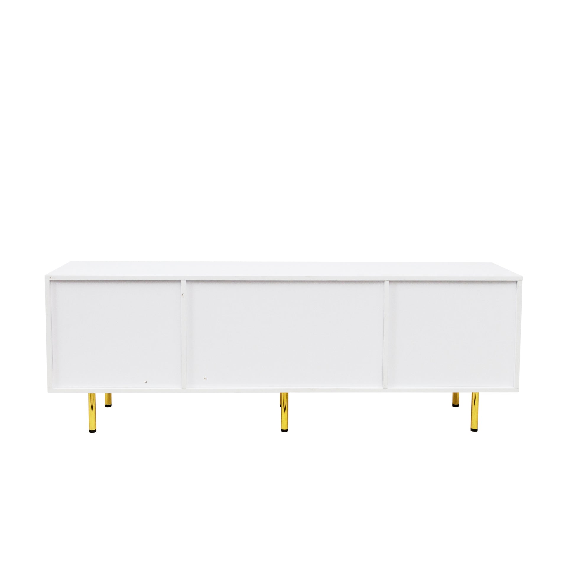 Modern Warm White Tv Cabinetfor Living Room Bedroom White Mdf