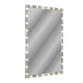 Hollywood Led Full Body Mirror With Lights Extra Large Full Length Vanity Mirror With 3 Color Mode Lights, Vertical Horizontal Hanging Aluminum Mirror For Dressing Rooms, Bedroom Silver, 72X48