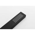 Wall Mounted Waterfall Rain Shower System Matte Black Brass