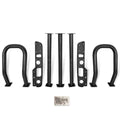 Black Lron Integrated Deer Guard For Kenworth T680 2022 With Brackets Black Iron