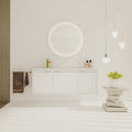 48 Inch Wall Mounted Bathroom Vanity With Sink, Soft Close Doors Kd Packing White 3 Bathroom Wall Mounted Modern Plywood