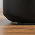 Tabletop Fireplace, Mini Concrete Ethanol Fire Bowl With Lid, Burns Up With Liquid Alcohol And Solid Tablet Alcohol, Dark Grey Dark Grey Stainless Steel