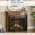 3 Panel Folding Fireplace Screen, Metal Mesh Fire Spark Guard For Wood Burning, 49.5