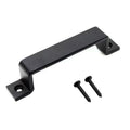 6.6Ft Heavy Duty Sturdy Sliding Barn Door Hardware Adjustable Floor Guide Wall Mount Roller Pull Handle, J Shape Hangers, Smoothly And Quietly, Easy To Install, Fit 24