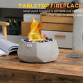 Concrete Tabletop Fireplace, 9